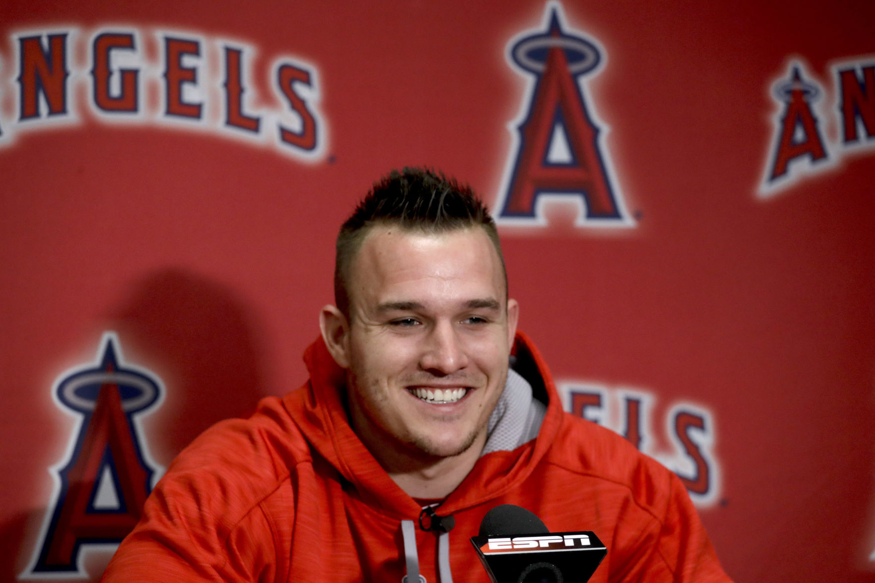 Angels Trout Returns Baseball